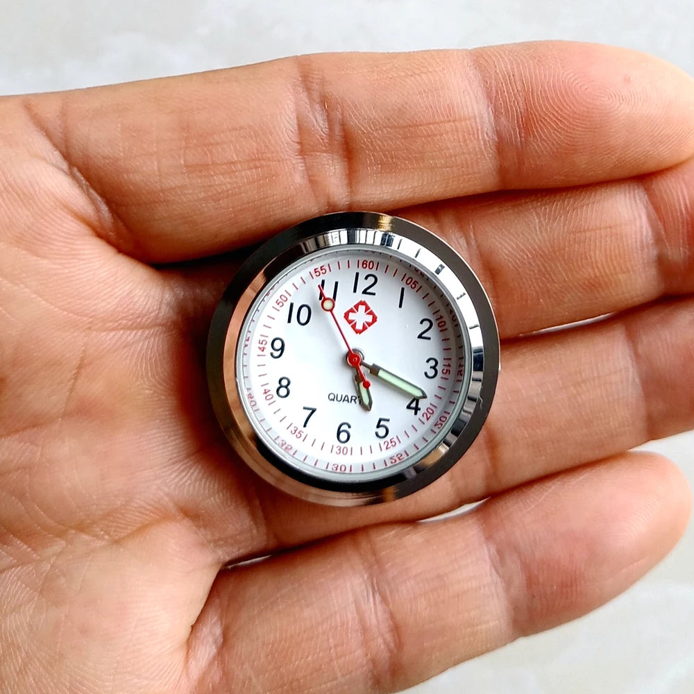 DIY  Alloy Watch Head Face Accessories Parts For Nurse Doctor Pocket Watch Women Mens Students Clock Gifts