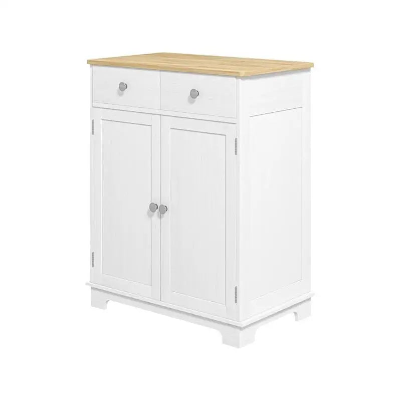 Storage Cabinet for Kitchen with Shelves and Cabinet Doors, Ideal for Organizing Kitchen Essentials and Food Items