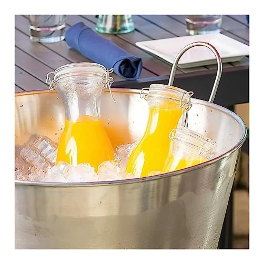 ChefWave Milkmade Non-Dairy Milk Maker Bundle with 2 Pack Resealable Glass Storage Carafes 34oz 3 Items Ideal for Home Kitchen