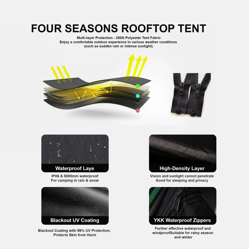 Bayati RRT roof top tent rooftop tent car roof tent for sales