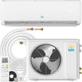 Mini Split Ac/Heating System - 12000 BTU Ductless Mini Split Air Conditioner with Heat Pump, 19 SEER2 115V Energy Efficient Ac