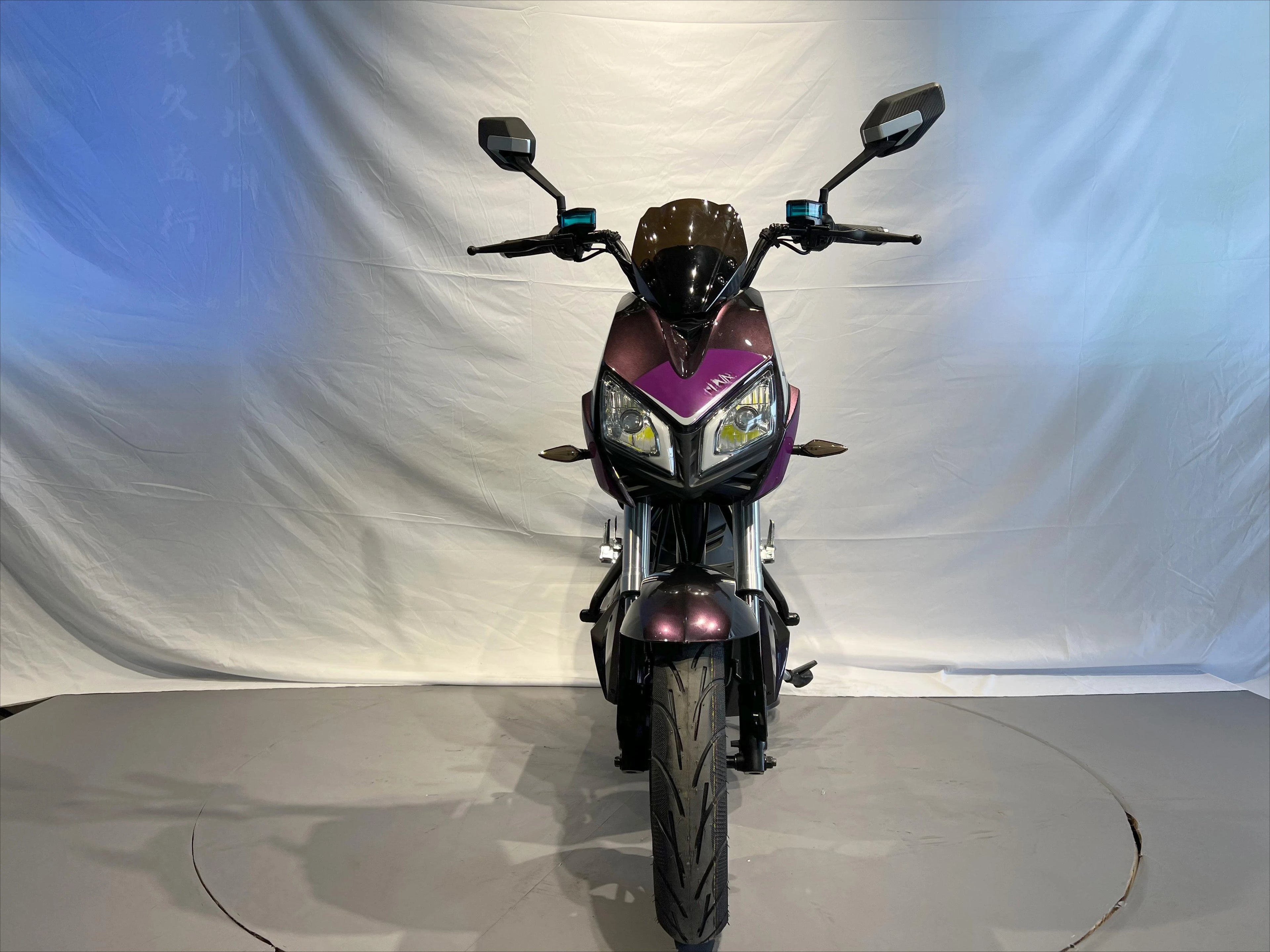 High-Speed 800W Electric Motorcycle for Adults Steel Frame With Integrated 60V Down Tube Battery 60km Range Per Chargecustom