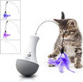 Cat Interactive Toys Funny Feather Kitten Teaser Indoor Play Automatic Toy Gift Cat Feather Toy