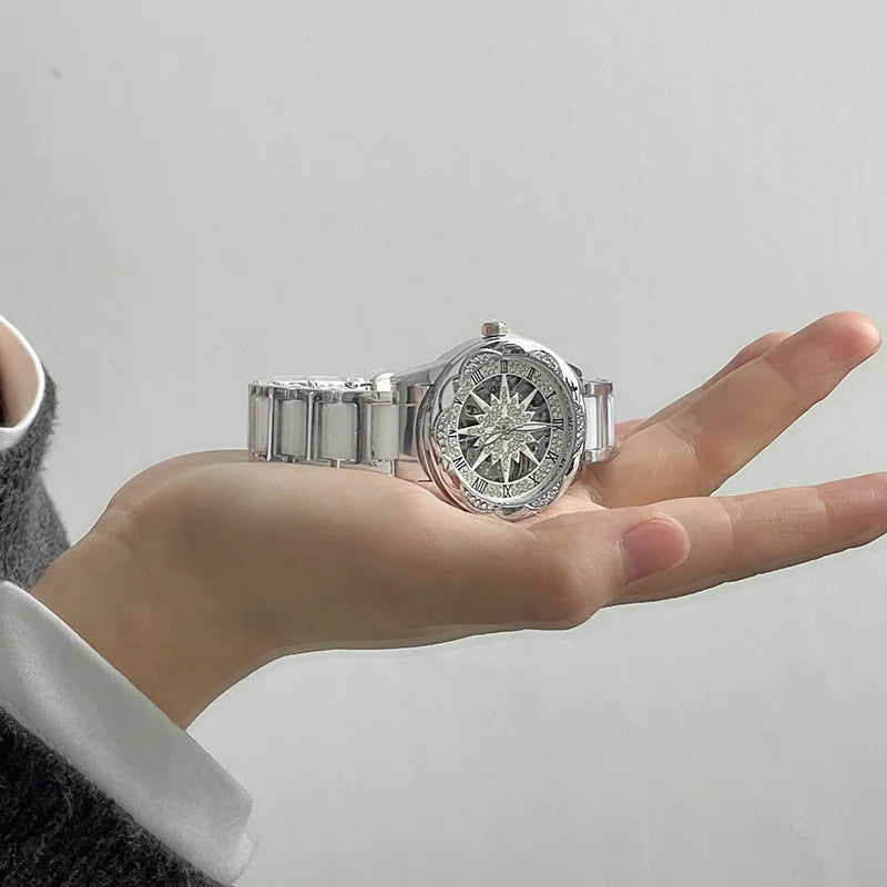 CILOA fully automatic mechanical watch female brand genuine high quality ladies 2025 new waterproof gift for girlfriend