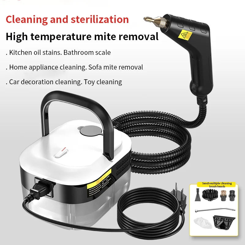 Steam Cleaner high pressure Household Sterilization for Air Conditioner,Sofa,Kitchen Hood Car Handheld Portable Steamer Cleaner
