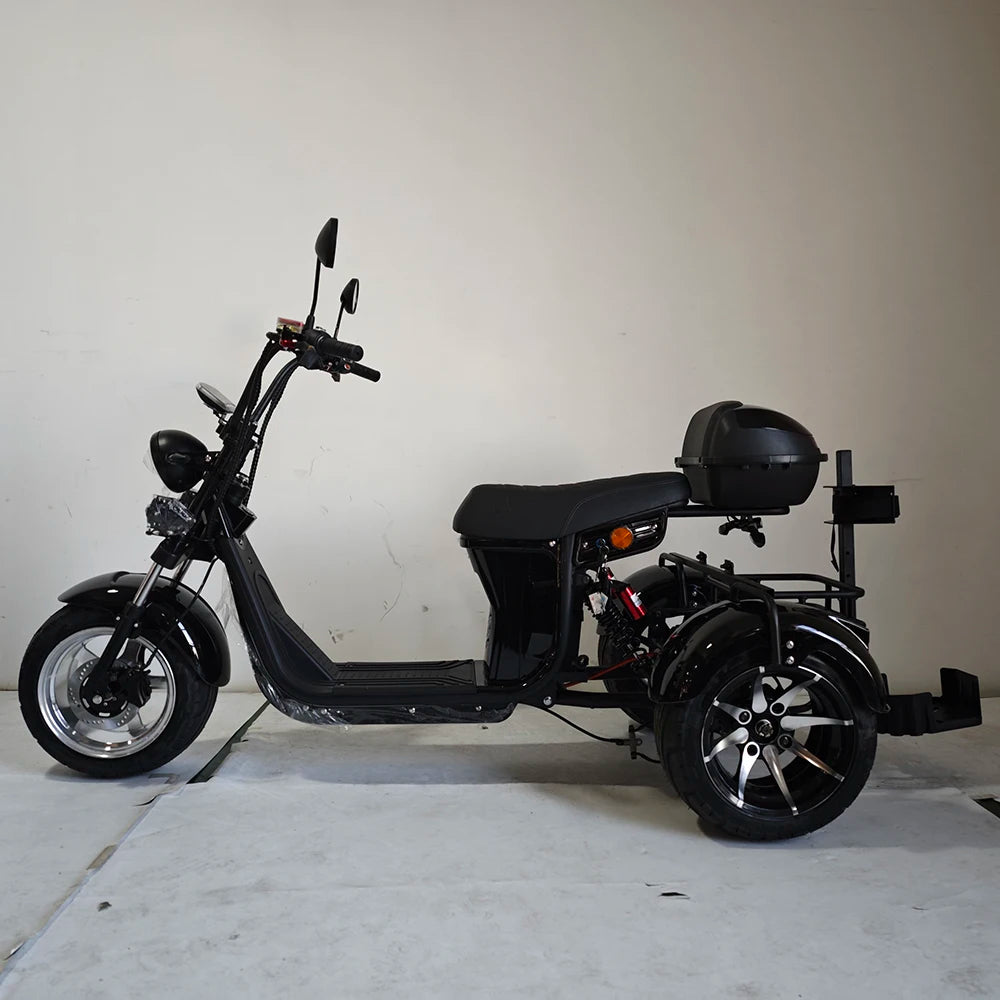 3 Wheeled Electric Motorcycle Cargo Electric Tricycles Are Sold Wholesale Trike Citycoco Chopper Scooters