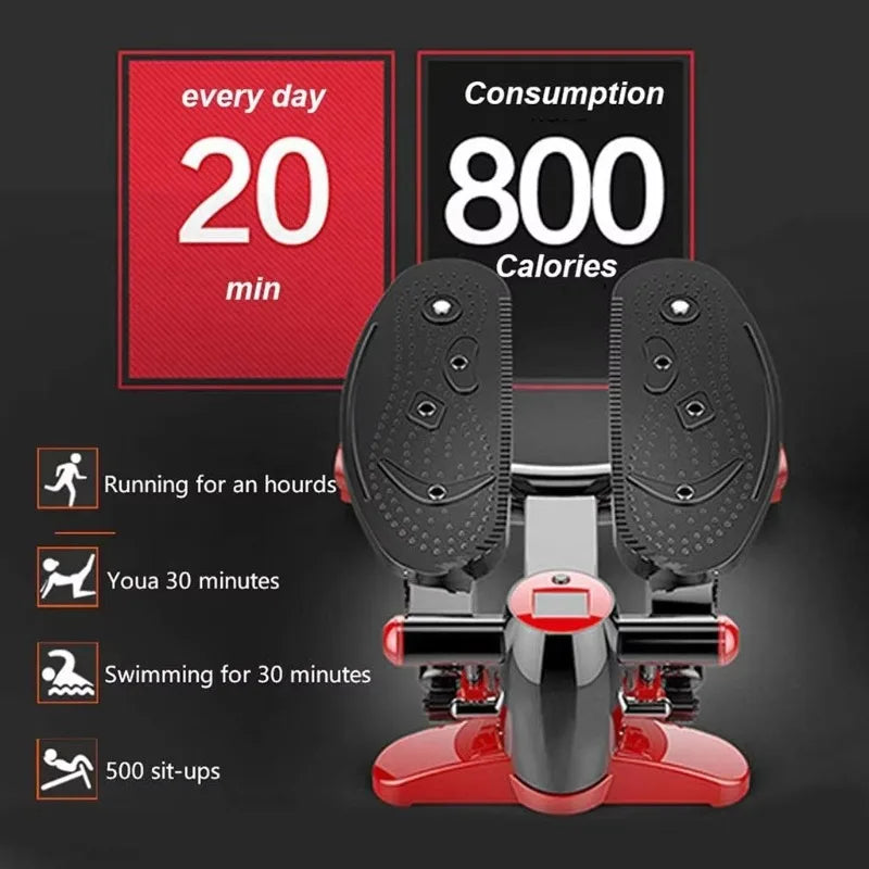 Multi-Functional Quiet Mini Stepper - Portable Pedal Gym Equipment for Weight Loss, Ideal for Home Workouts & Daily Fitness