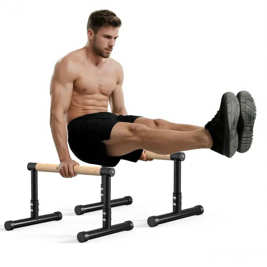 Dip Station Functional Heavy Duty Dip Stands Fitness Workout Dip bar Station Stabilizer Parallette Push Up Stand
