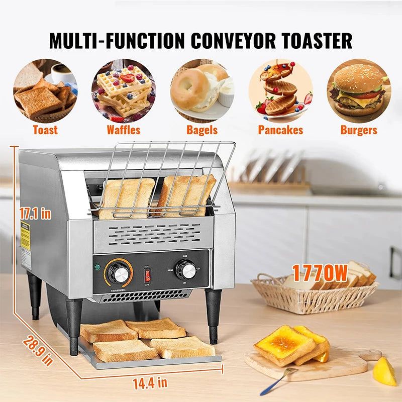 High Quality Heavy Duty Hamburger Bun Electric Toaster Oven Restaurant Bun Toaster Machine