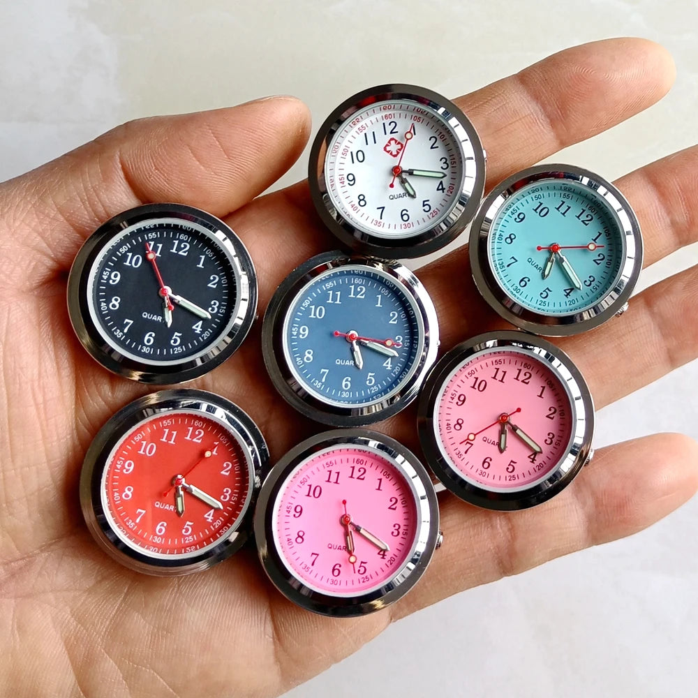 DIY  Alloy Watch Head Face Accessories Parts For Nurse Doctor Pocket Watch Women Mens Students Clock Gifts
