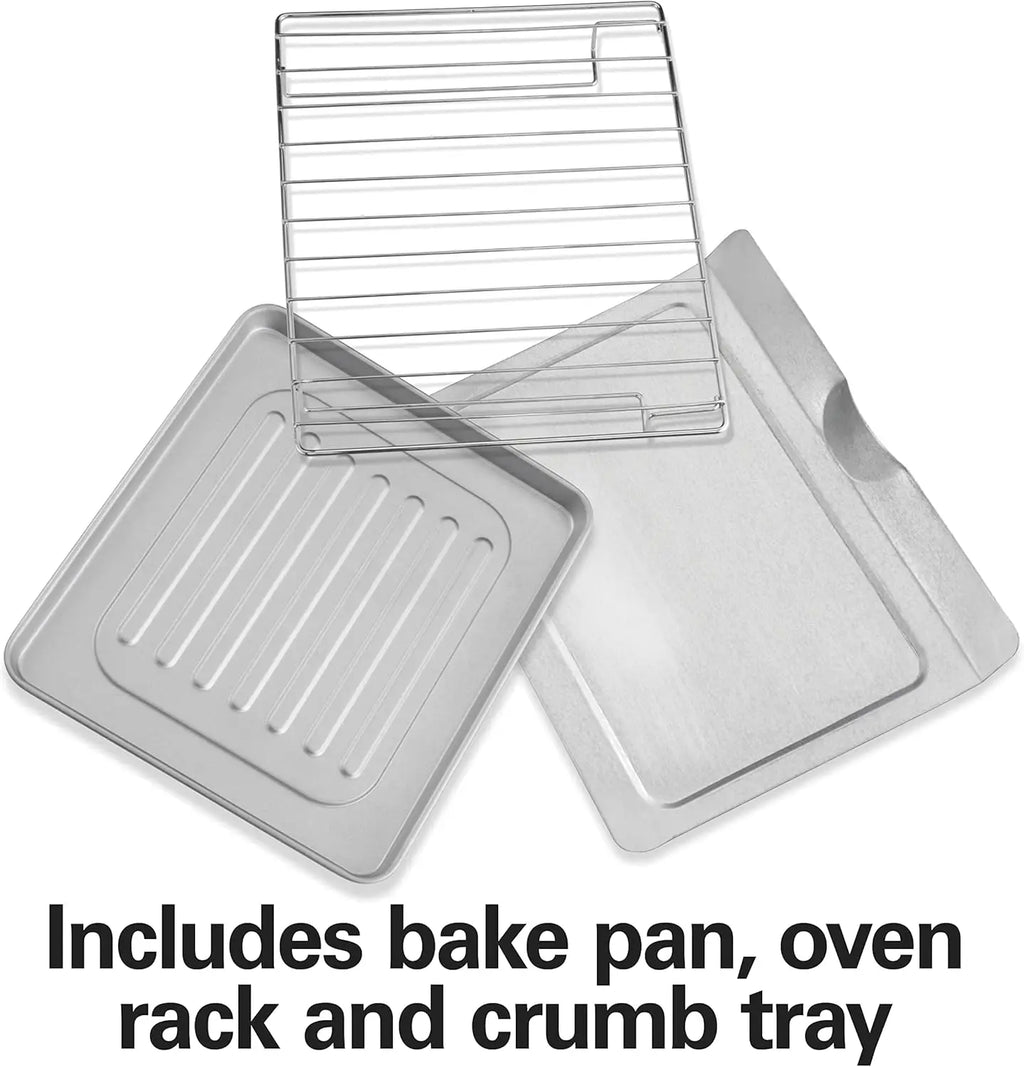 Countertop Toaster Oven & Pizza Maker Large 4-Slice Capacity, Stainless Steel (31401)