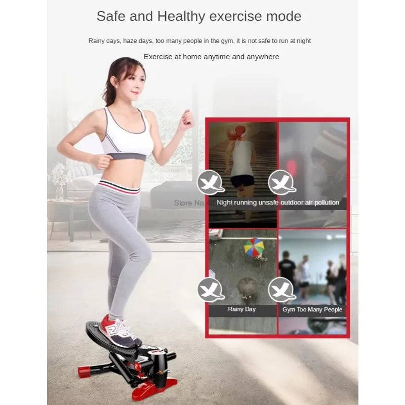 Multi-Functional Quiet Mini Stepper - Portable Pedal Gym Equipment for Weight Loss, Ideal for Home Workouts & Daily Fitness